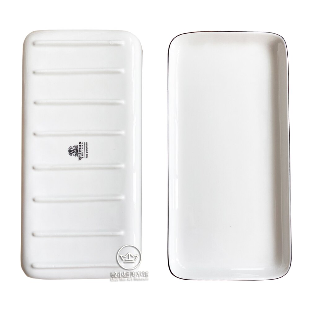 Keramische Aquarel Palet Olieverf Schilderij Palet Rechthoekige Vierkante Water Kleur Art Supply Schilderen Tool