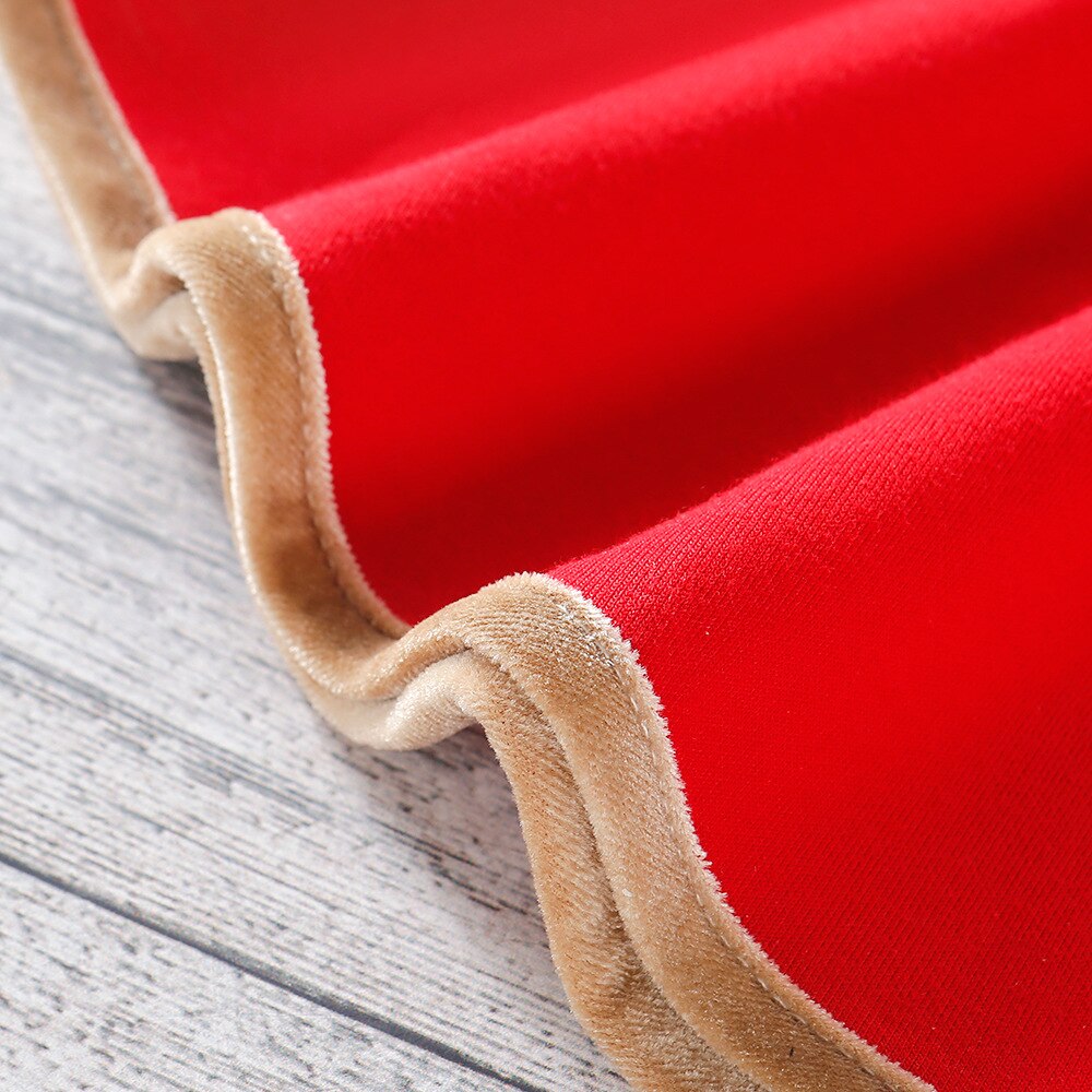 Veste cape rouge pour filles, vêtements d&#39;automne et d&#39;hiver, manteaux à la , vêtements de noël pour enfants