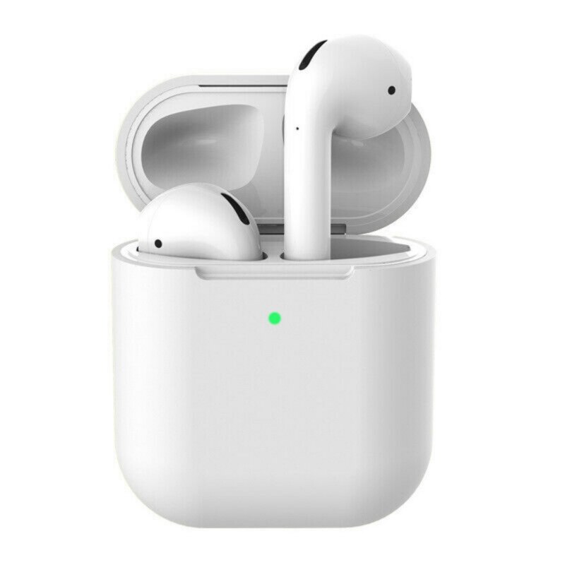 Silikonowe słuchawki etui do AirPods 2 Anti-fall bezprzewodowe słuchawki Bluetooth AirPods osłona ochronna do AirPod 2 slim przypadku: A