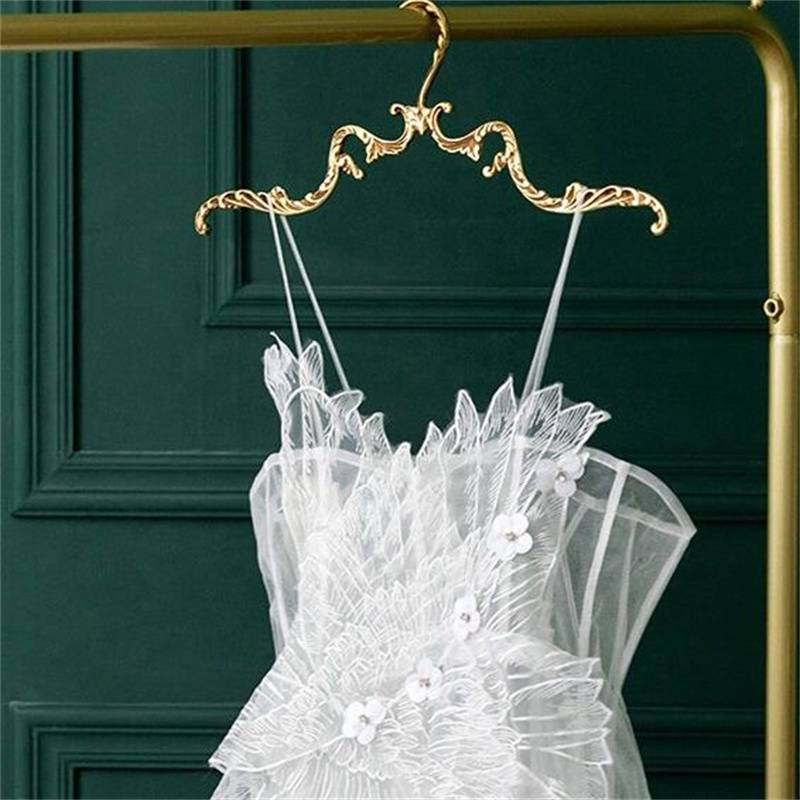 Palace Kleerhanger Goud Massief Messing Garderobehangers Sterke Kleding Kleerhangers Decoratie Metalen Rek