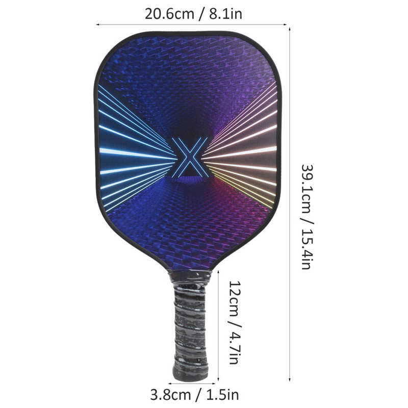 Pickleball rakieta przenośna z włókna szklanego Pickleball rakieta wiosło PP rdzeń dobre wyczucie dłoni na kryty trening na świeżym powietrzu