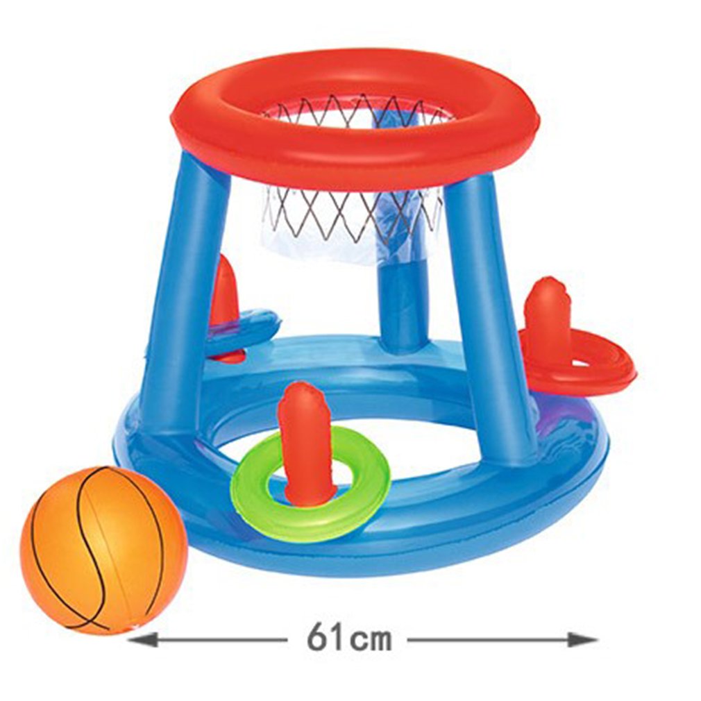 Flotador de baloncesto de agua, flotador, juego inflable, piscina de natación, juguete para deportes acuáticos, piscina, juguetes flotantes para niños