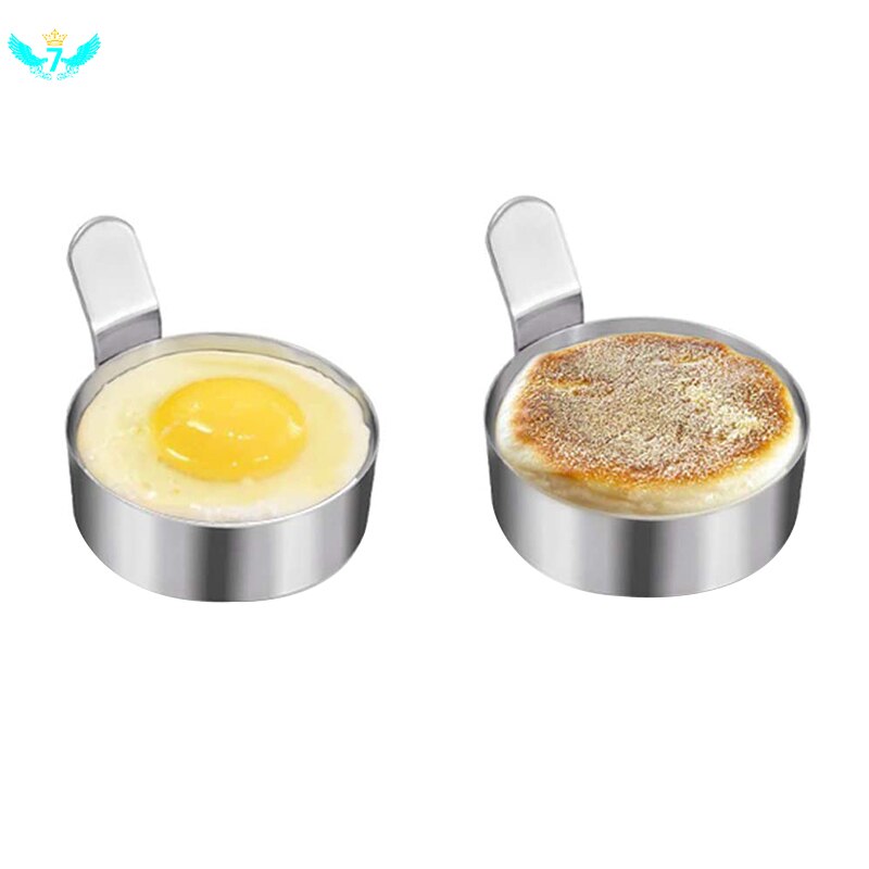 Roestvrijstalen ei-omelet ronde eivorm omelet gebakken ei model keukengereedschap en gadgets