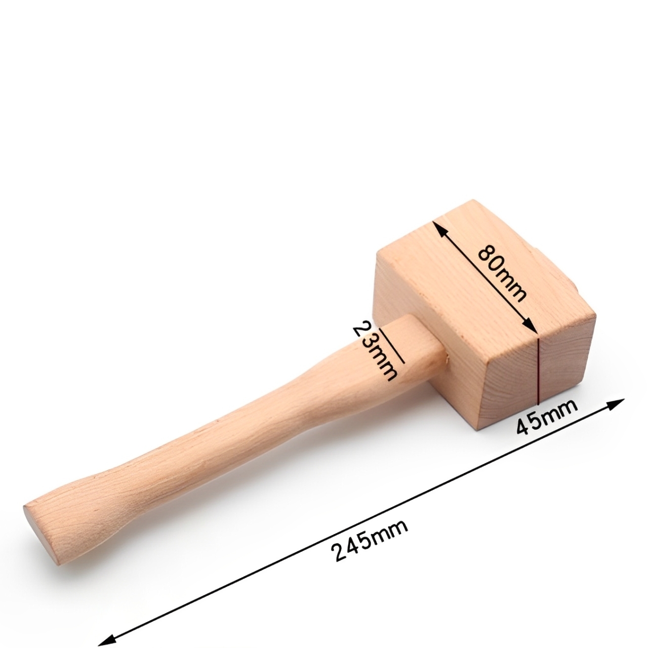 DIY Leder Buche Massivholzbearbeitung Hammer Schreiner Holzbearbeitung Hammer Holz Kopf Hammer Handbetriebene Werkzeuge