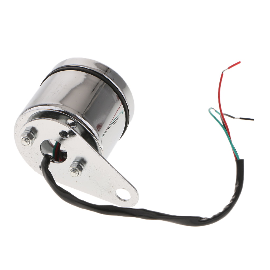 DC12V Waterproof 62mm LED Digital RPM Tachometer Voltmeter Gauge