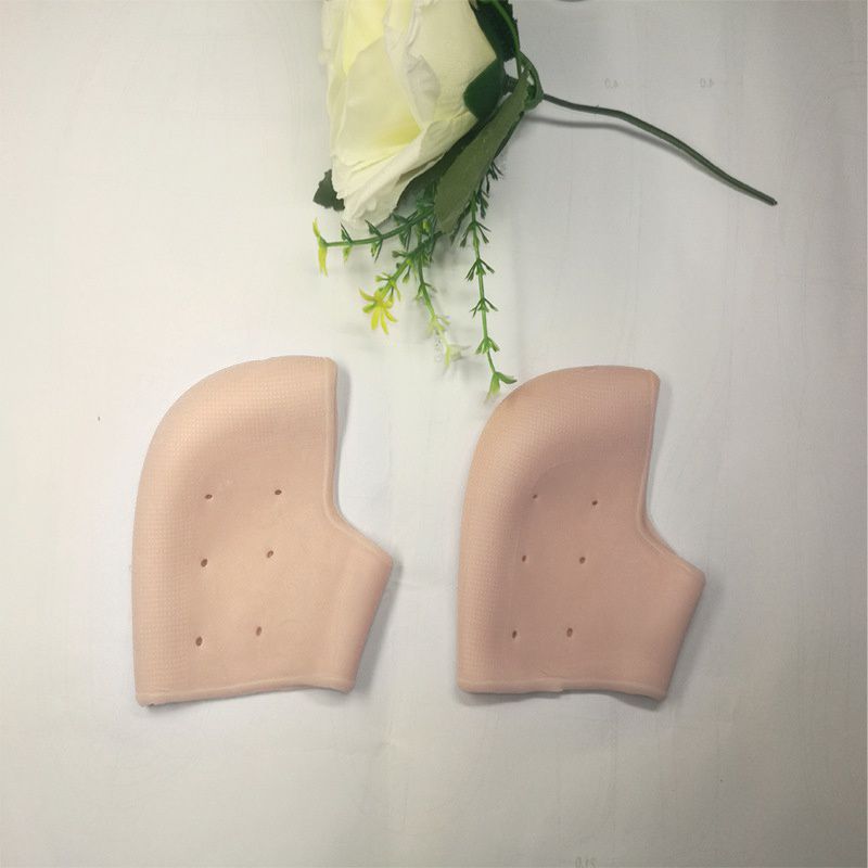 Silicone Heel Gel Pad Cushion Toe Sleeve Breathable Ankle Support Protection Ballet Shoe Moisturizing Gel Heel Sock