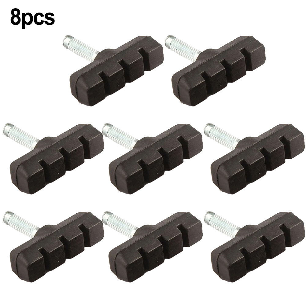 Fiets Remblokken Cantilever MTB Racefiets V Brake Houder Pads 55mm Threadless Post Blokken Schoenen Fietsen Rem onderdelen: YELLOW