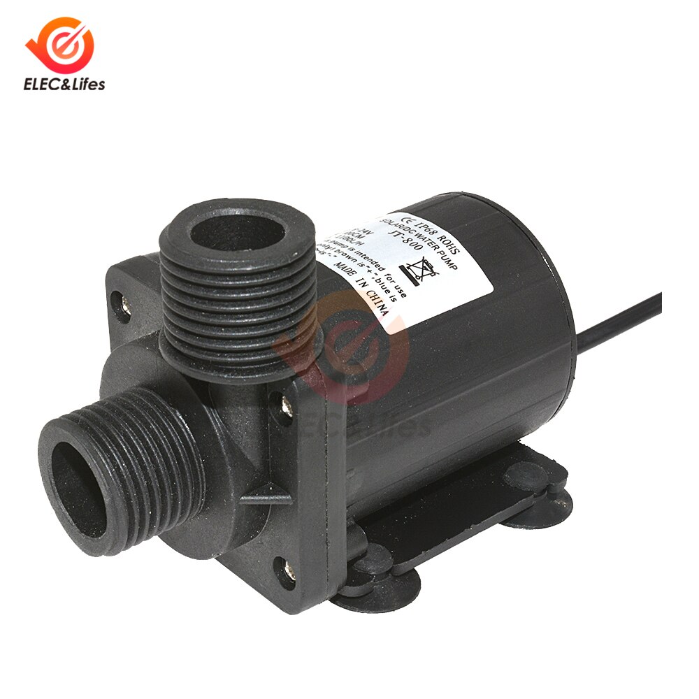 800L/H 5m DC 12V 24V Solar Brushless Motor Water Circulation Water Pump Submersibles Water Pumps