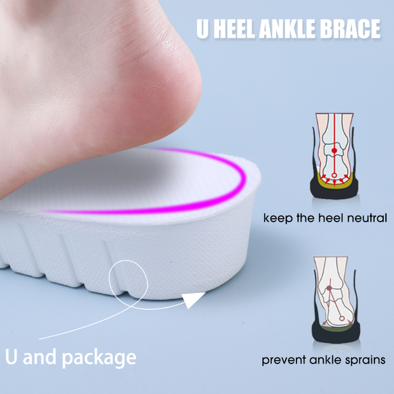 Orthopedische Hoogte Verhoging Inlegzolen Voor Vrouwen Mannen Onzichtbaar 1.5-3.5Cm Traagschuim Schoenen Pad Ademende Voetverzorging Binnenzool Comfort