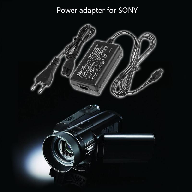 Camera Power Supply Adapter Chargers 100V-240V AC Camera Power Adapter For Sony AC-L200 L25B DSLR Camcorder Charger