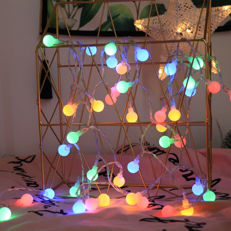 3m 20 LED Schnur Licht Girlande Stern Mond Gebühr Lichter Ramadan Dekorationen für Heimat Hochzeit Lichter für Zimmer vorhang Dekor: Ball- Mehrfarbig