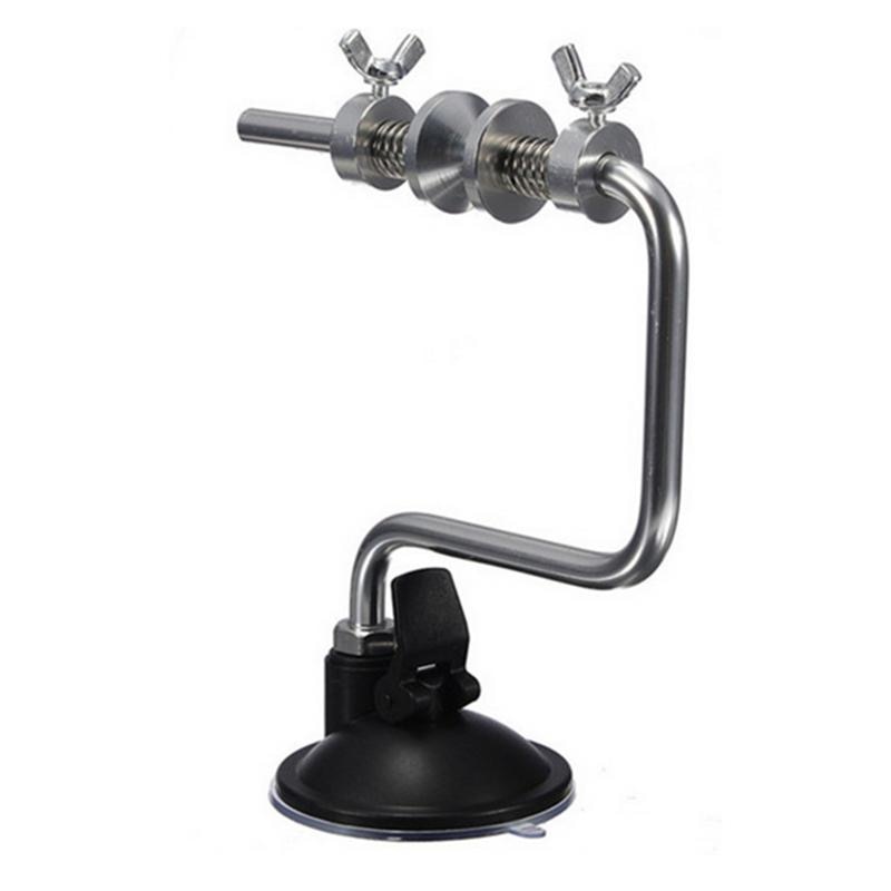1pc Portable Fishing Line Winder Reel Spool Spooler Multi-rotate Aluminum Spool Holder Fishing Tackle Tools Accessories