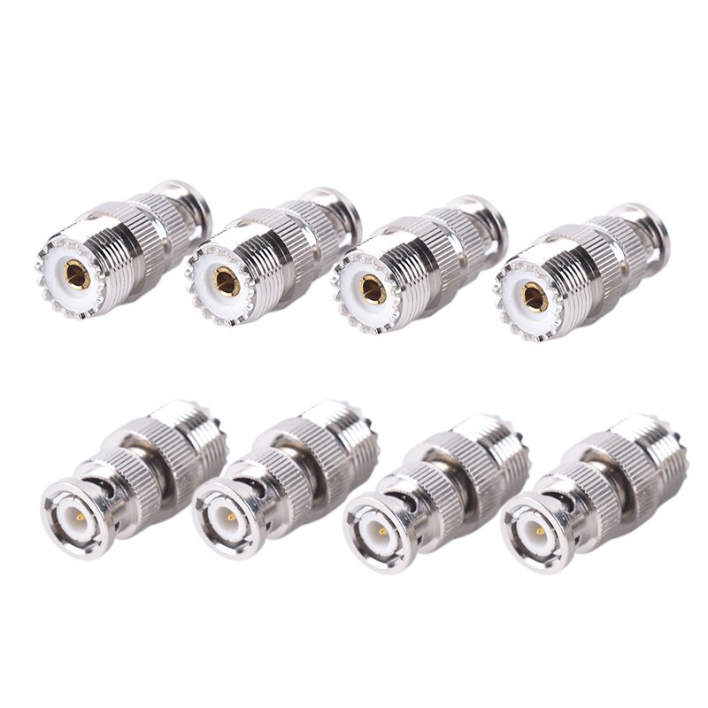 Bnc Stekker Naar SO239 Uhf PL-259 Jack Rf Coax Adapter Kabel Connector 34Mm