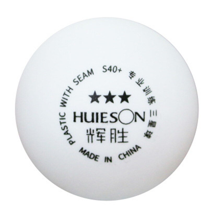 Huieson 100 unids/lote ambiental Pelotas de Ping Pong de plástico ABS de pelotas de tenis de mesa de formación bolas de 3 estrellas S40 + 2,8g