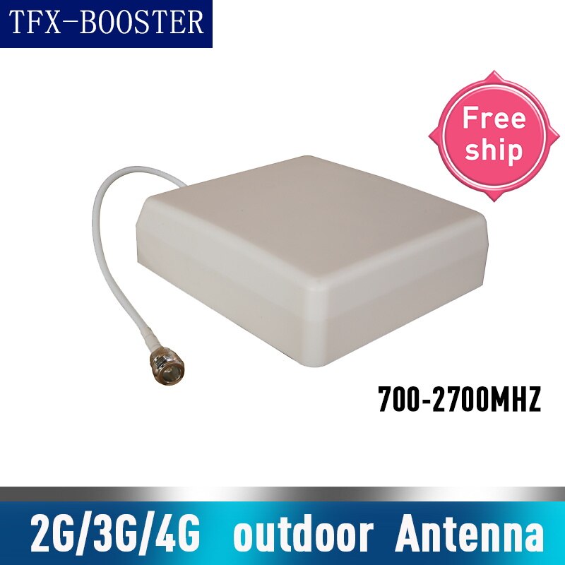 TFX-BOOSTER antena exterior do painel 700-2700mhz 2g 3g 4g cdma gsm pcs1900 lte tipo conector 9dbi da antena n do sinal do telefone móvel