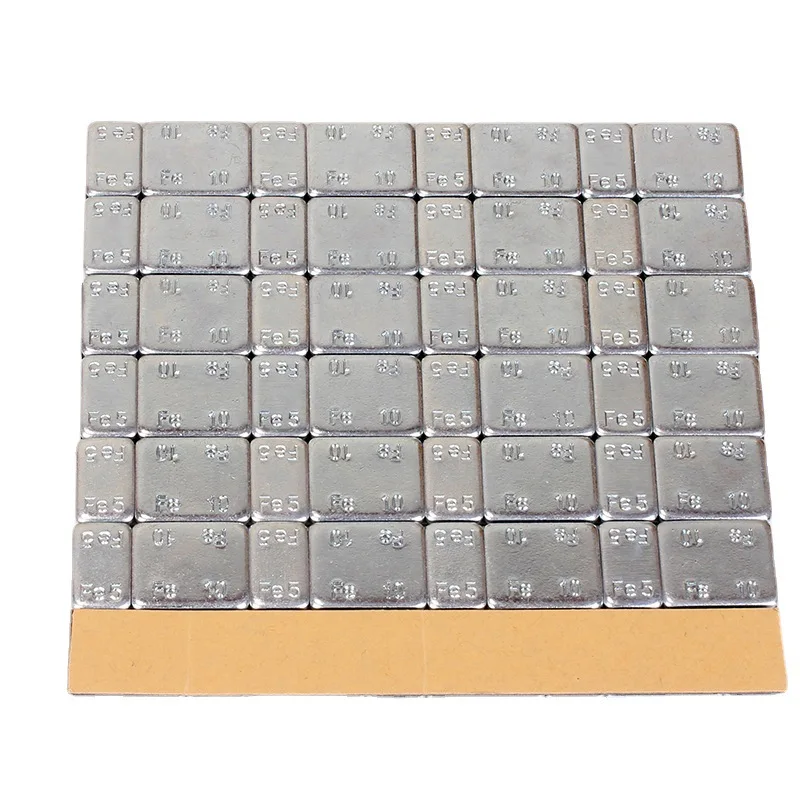 10/25pcs Wheel Balance Weight Car Tire Adhesive Iron Wheel Tyre Balancer Block Weight for Cars Truck Motorbike Tire Fitting