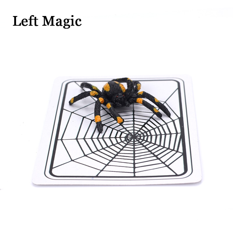 Spider En Netto Goocheltruc De Web Kaarten Speelgoed Goochelaar Gimmick Illusion Gesloten-Up Magia Props Halloween Oost te Doen