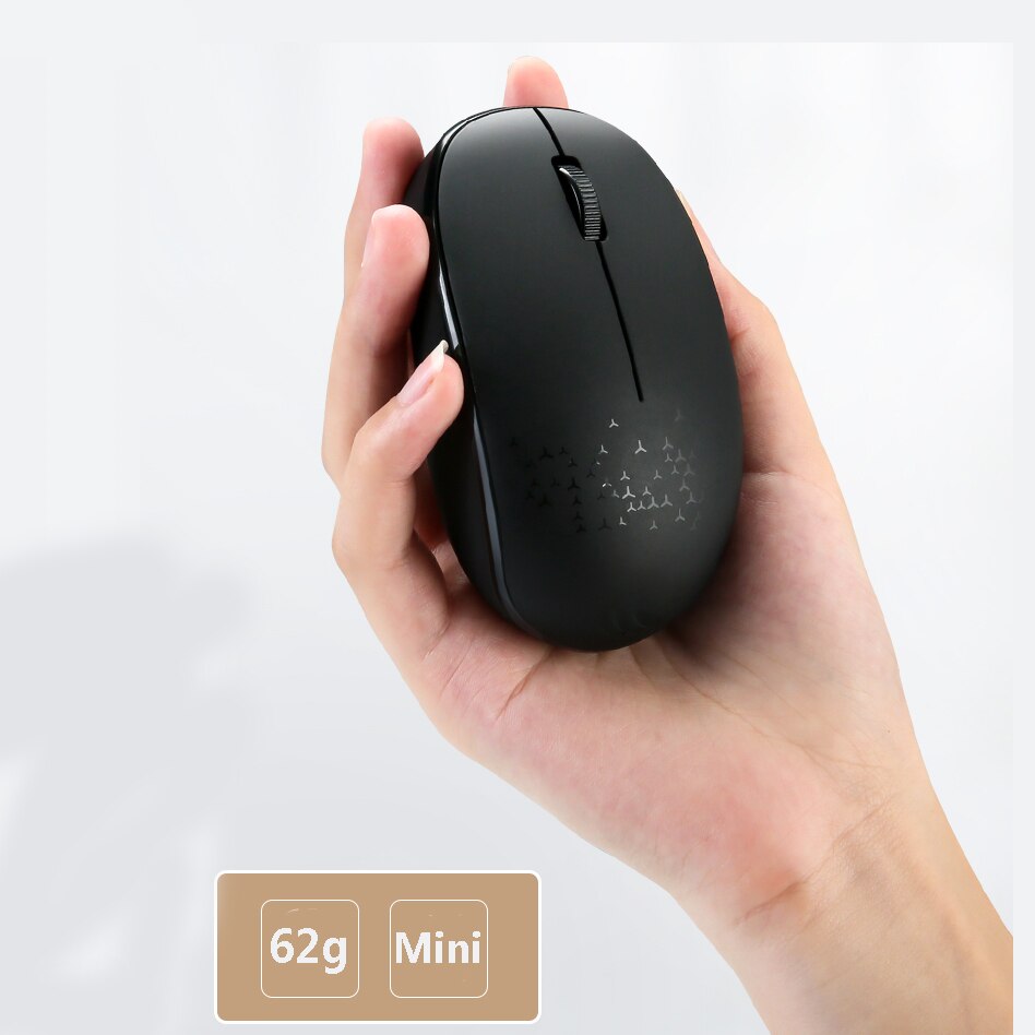 metoo Wireless Bluetooth Silent Mouse Ultra-thin Ergonomic Portable Optical Mouse For tablets laptops and mobile phones