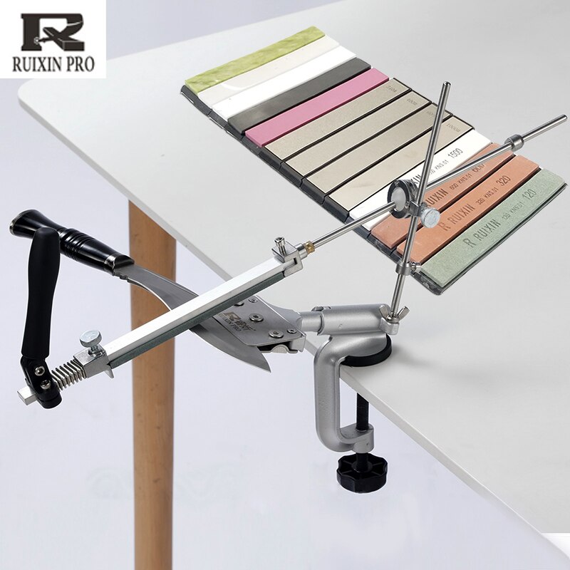 Afilador de cuchillos ruixin pro, afilador de ángulo fijo, herramienta de