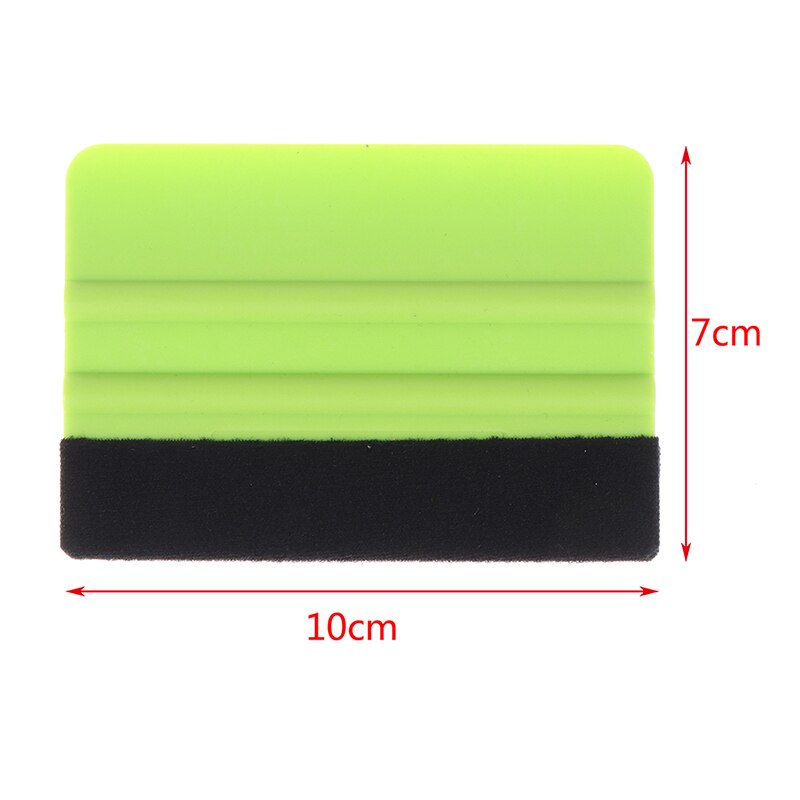 Film plastique souple pour carrosserie de voiture 10x7cm, outil de différentes couleurs, grattoir carré pour papier peint publicitaire, outils de teinte de fenêtre
