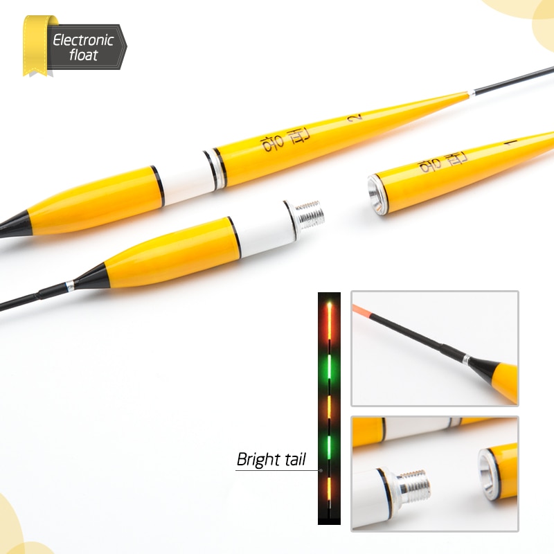 Colorful Led Electronic Fishing Float Night Floats Balsa Wood Night Vision Electric Float Fishing Tackle Luminous Float