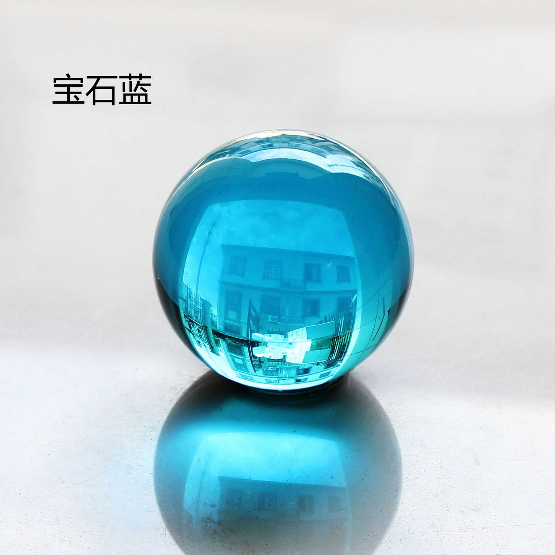 8 styles 40/50mm colour Clear Glass Crystal Ball model for Photography Props Home Decoration: 40mm / G