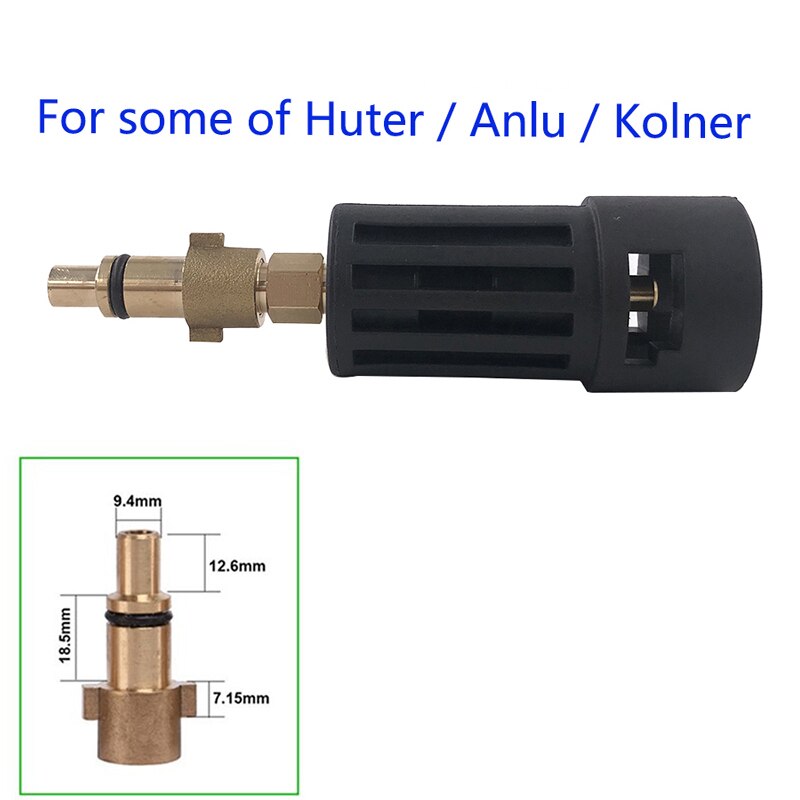 High Pressure Washer Foam Generator Soap gun Snow foam lance Car Foam Wash Water Clean Foam Sprayer for Huter Pressure Washer: Gold