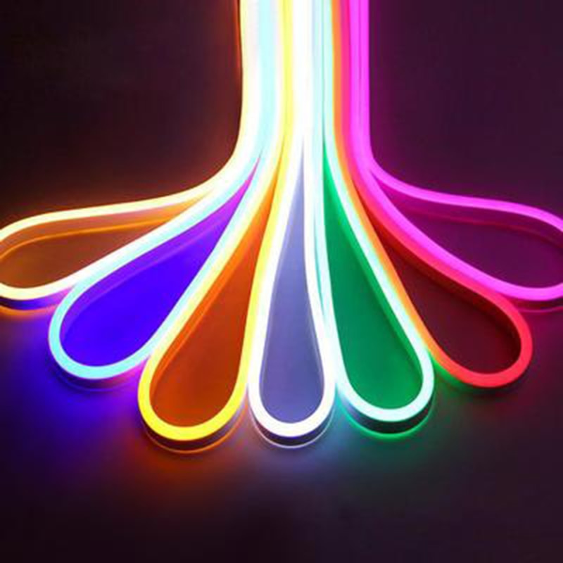 Kleurrijke Led Neon Light Strip 12V Neon Strips Ultra-Heldere Waterdichte Led Light Room Decoration Outdoor Licht Decoratieve