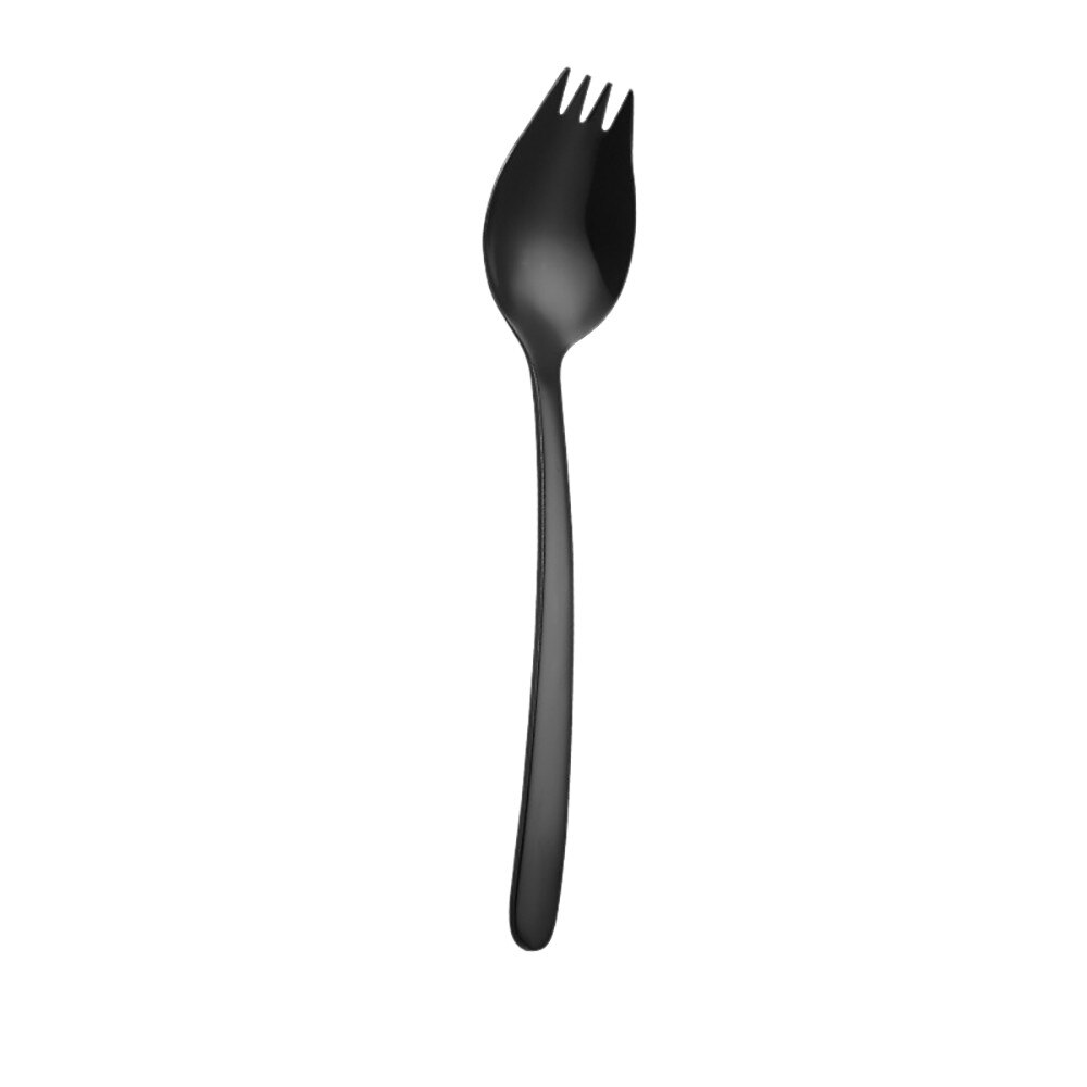 Kleurrijke Lepel Vork Handvat Fruit Vork Bestek Koffie Drinken Gereedschap Keuken Gadget Salade Vork Lepel Servies #25: A