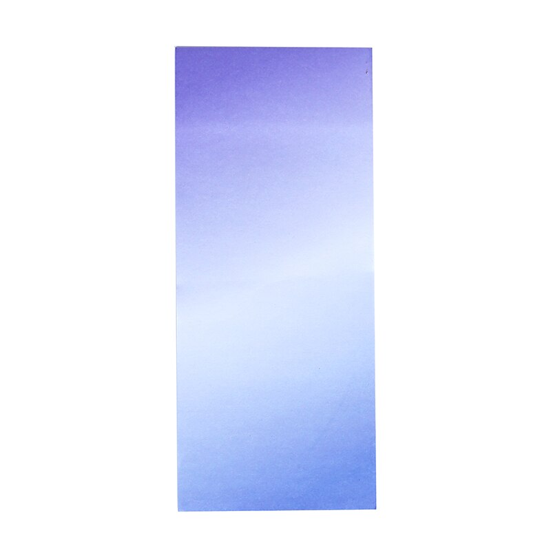 Gradient Color Sticky Notes Long Strip Notepaper Message Sticker Tearable Large Note Paper Office Student Stationery: Color No. 5