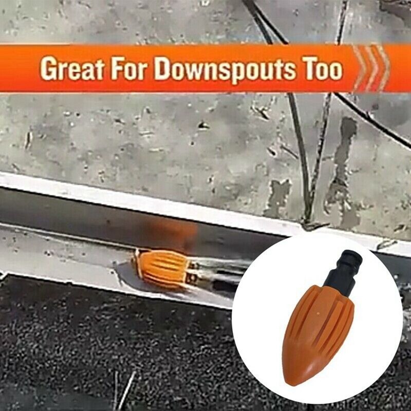 The Water Rocket Cleaning Nozzle Drain Pipe Cleaning Tools Pipe Dredge Flusher