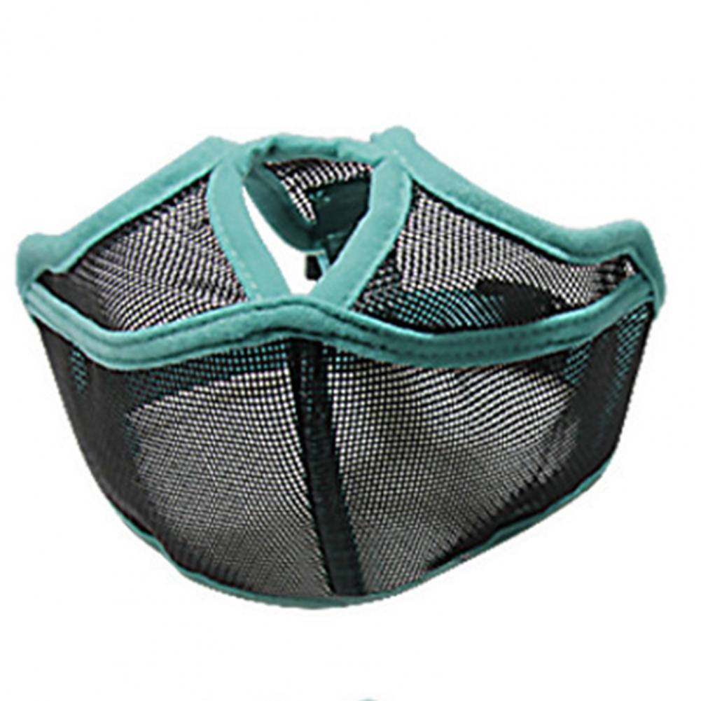 Mouth Mesh Durable Harmless Buckle Anti-Bite Pet Mouth Cover for Flat Face Dog Muzzle Pet Muzzle