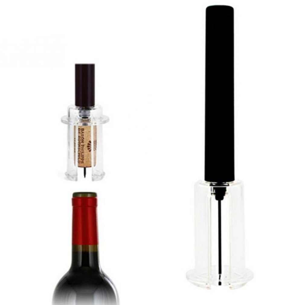 Abridor de aguja de presión de vino tinto, herramienta de salida de corcho, sacacorchos, de acero inoxidable
