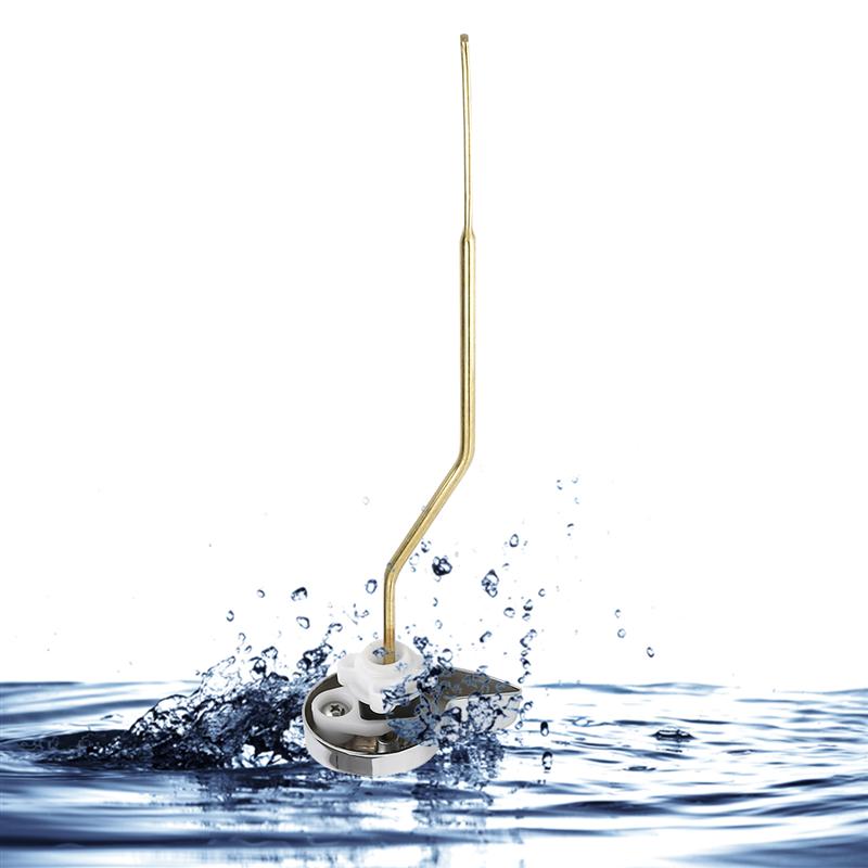 Fitting Side Mount Toilet Lever Handle For Toilet Tank High-Grade Metal Accessories Suitable For Most Toilets Silver And Golden