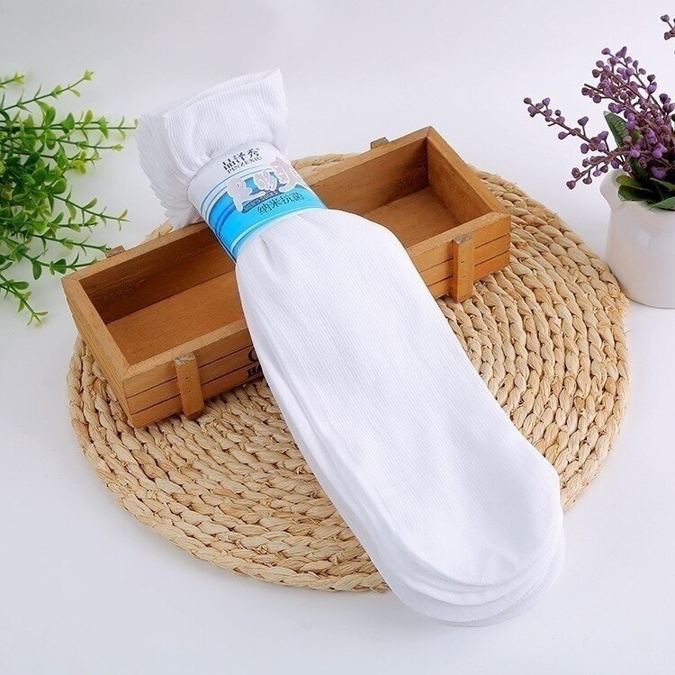 5 par herre sokker stiler svarte sokker pustende høst vinter for mannlig mannskap silke sokker herre bomullssokker: 5