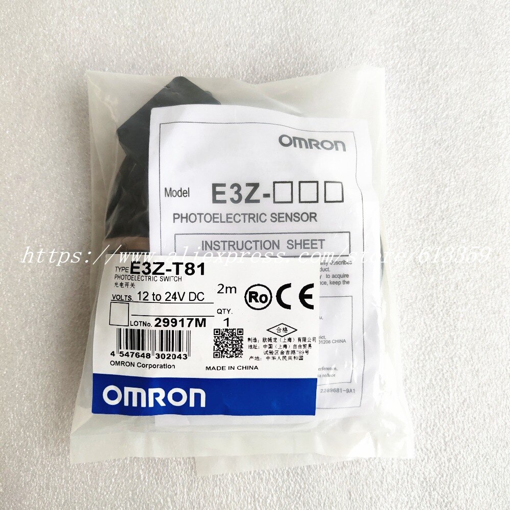 E3z-t61 e3z-t81 omron fotoelektrisk switch sensor