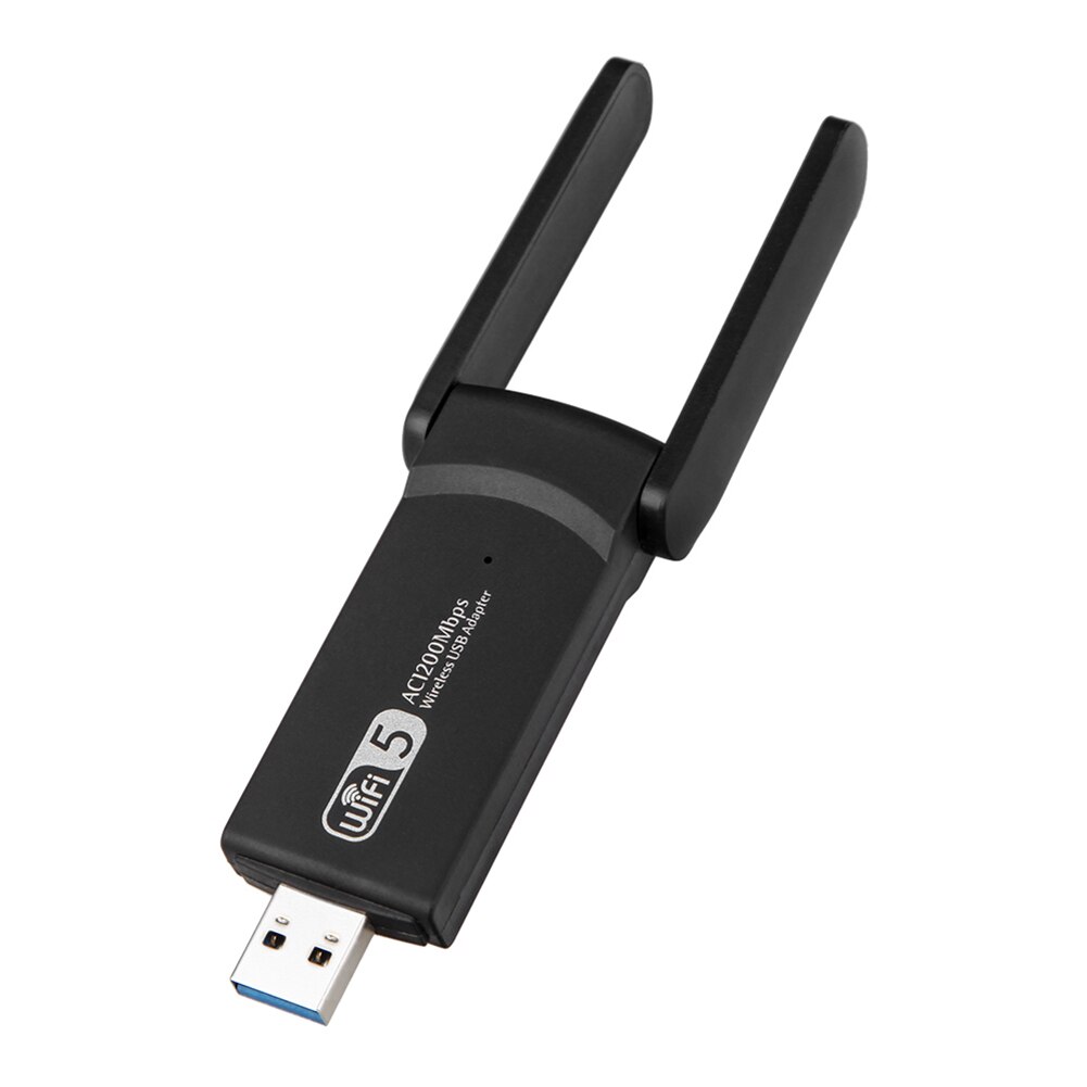 RTL8812 Wireless Dual Band 2.4G 5.8G Wifi Ethernet Adapter 1200Mbps Netwerkkaart Met Dual Antenne USB3.0 Ontvanger voor Computer