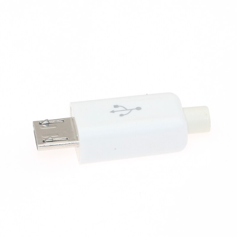 Conector Micro USB macho de 5 pines, Conector Micro USB, conector de carcasa de plástico, terminales de enchufe