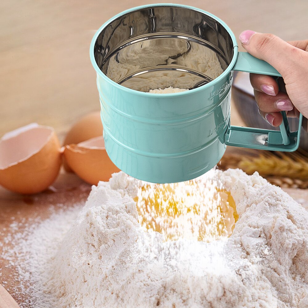 Tamis En Acier Inoxydable Pour Farine Et Sucre - Ustensile De Cuisine Durable - Neuf