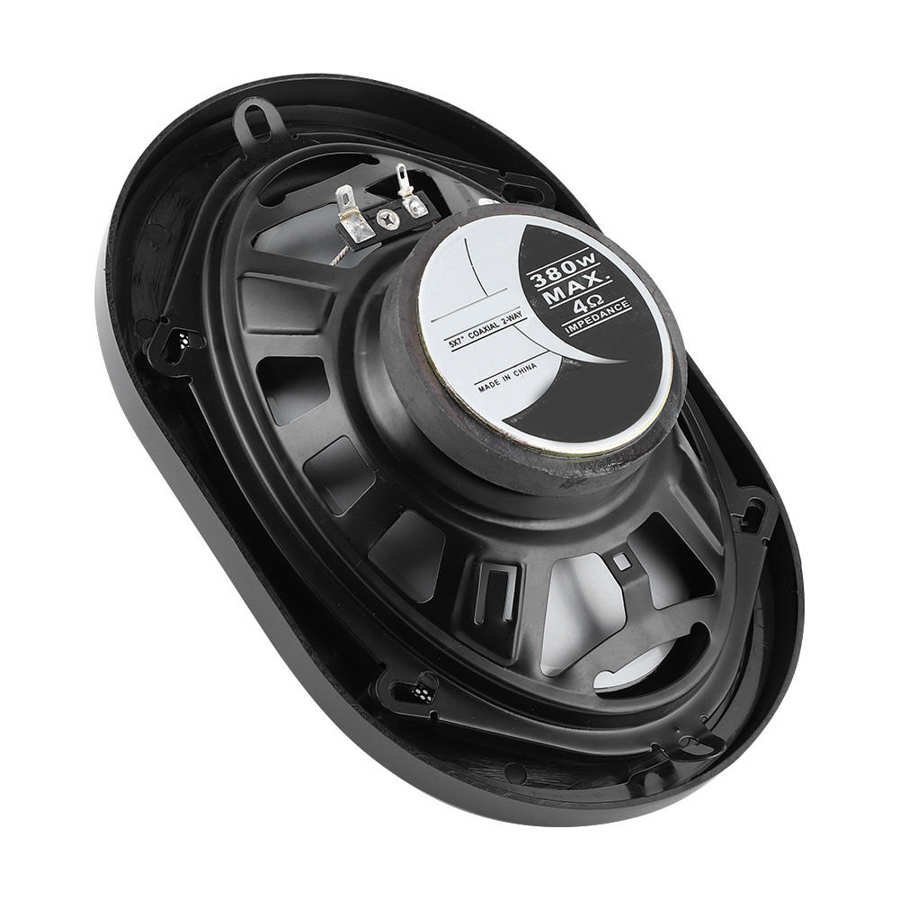 2 uds. Altavoz de Audio para coche de 380W, altavoz estéreo Coaxial HiFi de 5x7 pulgadas para puerta de coche, guantera, Panel de caja