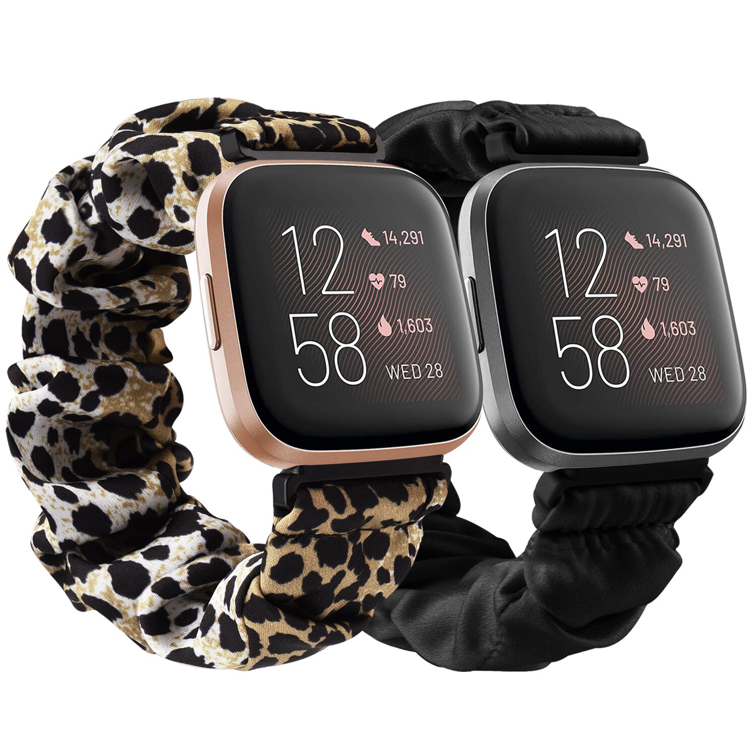 Scrunchie Gummiband Band Für Fitbit Versa 2 Versa Lite Gurt Ersatz Stoff Uhrenarmbänder Weiche Armbinde Für Fitbit Versa 2