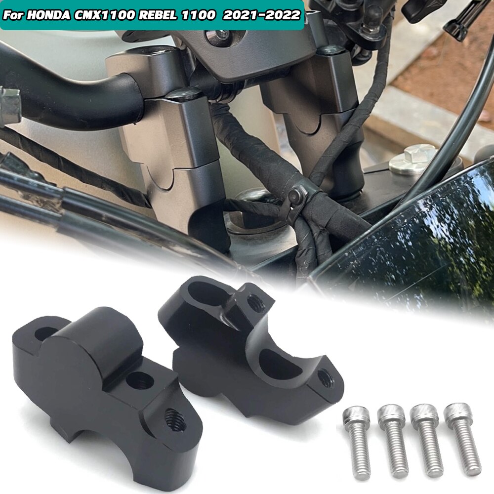 CM1100 Stuur Riser Voor Honda Rebel Cm Cmx 1100 2022 CMX1100 Handvat Bar Terug Bewegen Mount Verhoogde Verlengen Klem adapter Moto