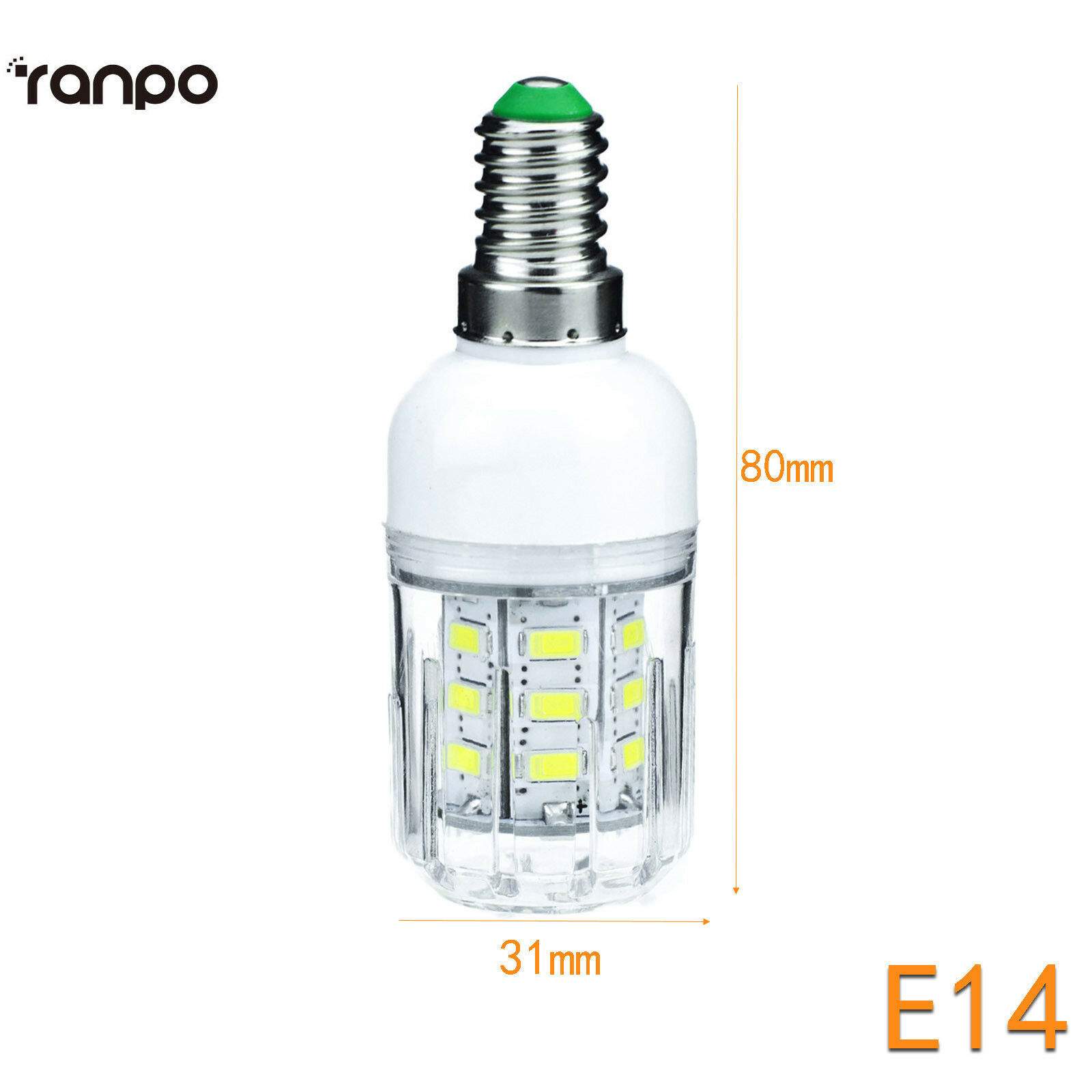 E27 E14 7W LED Corn Light Bulbs DC2V DC24V Luce LED Screw Base Neutral White Lamps 360 Ray For Home Lighting Decoration