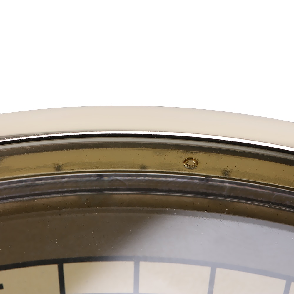 130mm Clock Quartz Movement Insert Roman Numeral White Face Gold Trim DIY Clock Accessories Repair Replacement