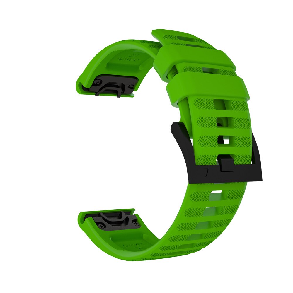 22mm 26mm Quick Release Silicone Strap For Garmin Fenix 7 7X 6 6X 5X/Fenix 3 3 HR Smart Watch Band For Garmin Forerunner 945 935: Grass Green / 22mm