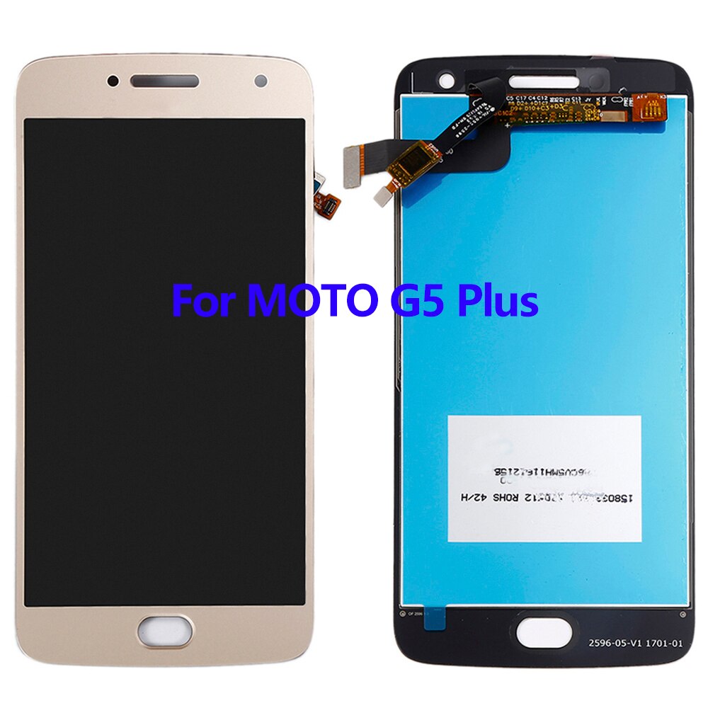 100% Tested For Motorola Moto G5S Plus G5 Plus LCD Display Touch Screen Digitizer Assembly Replacement For MOTO G5 G5S LCD+Frame