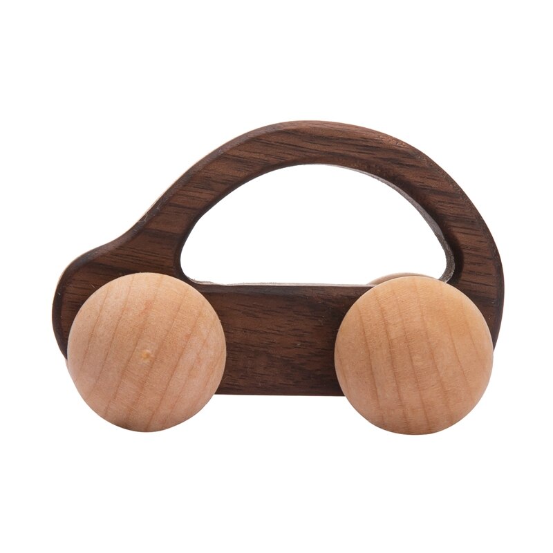 3Pcs Holz Spielzeug Montessori Pädagogisches Buche Zahnen Holz Auto Kinder Cartoon Auto Spielzeug Baby Holz Für 1-6 jahre Alt Kinder: G 3pcs