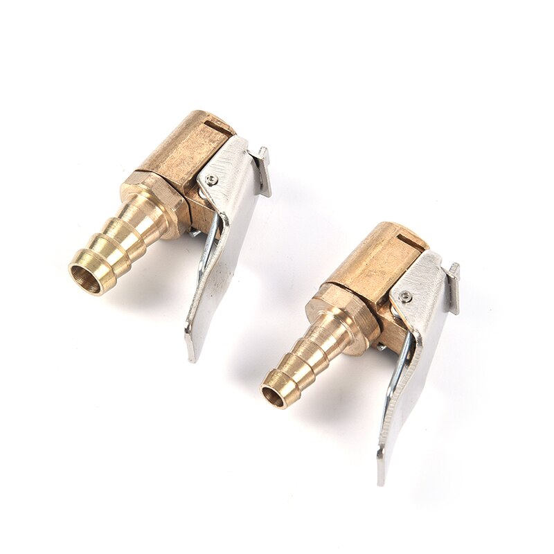 1 x Car Tire Inflator Valve Connector Brass Car Tyre Inflator Valve Connector Air Chuck Tire Clip Lock-on Car Adapter Valve