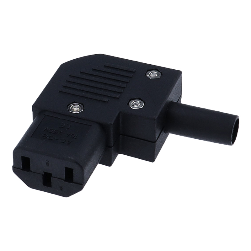 Codo negro C15 C13 C14 cable de alimentación cableado enchufe de alimentación ensamblar conector IEC salida PDU UPS enchufe de CA eléctrico 10A 250V: Lavanda