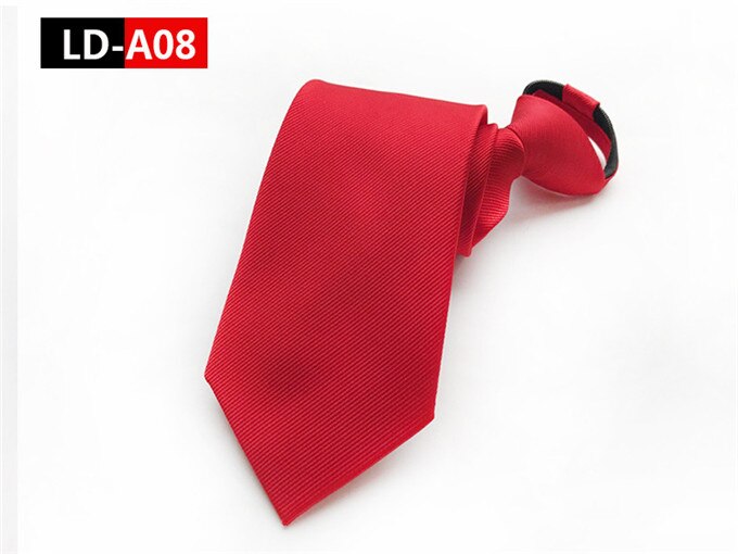 Scst merk rits stropdassen voor heren stropdas klassieke gestreepte print heren stropdas blauwe zakelijke feest stropdas gravate  a108: A08